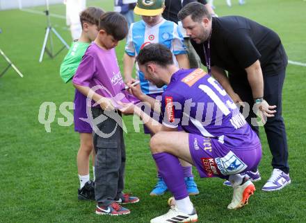 Fussball Bundesliga. SK Austria Klagenfurt gegen TSV Egger Glas Hartberg.  Andrew Irving (Klagenfurt). Klagenfurt, am 7.4.2024.
Foto: Kuess
www.qspictures.net
---
pressefotos, pressefotografie, kuess, qs, qspictures, sport, bild, bilder, bilddatenbank