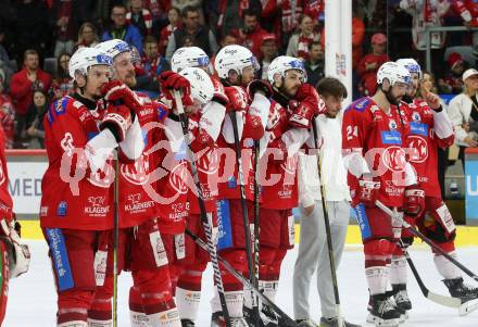 EBEL. Eishockey Bundesliga. EC KAC gegen Salzburg.   (KAC),  Klagenfurt, am 19.4..2024.
Foto: Kuess
www.qspictures.net
---
pressefotos, pressefotografie, kuess, qs, qspictures, sport, bild, bilder, bilddatenbank