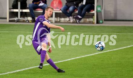 Fussball Bundesliga. SK Austria Klagenfurt gegen FC Red Bull Salzburg. Christopher Cvetko  (Klagenfurt).  Klagenfurt, am 24.4.2024.
Foto: Kuess
www.qspictures.net
---
pressefotos, pressefotografie, kuess, qs, qspictures, sport, bild, bilder, bilddatenbank