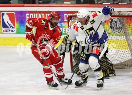 Eishockey. Promispiel. Klagenfurt gegen Villach.  Sandro Zakany,  (Klagenfurt),  Engelbert Linder (Villach). KLagenfurt, am 27.4.2024.
Foto: Kuess
www.qspictures.net
---
pressefotos, pressefotografie, kuess, qs, qspictures, sport, bild, bilder, bilddatenbank