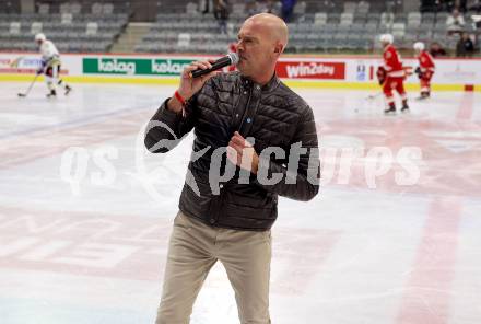 Eishockey. Promispiel. Klagenfurt gegen Villach.   Udo Wenders.  KLagenfurt, am 27.4.2024.
Foto: Kuess
www.qspictures.net
---
pressefotos, pressefotografie, kuess, qs, qspictures, sport, bild, bilder, bilddatenbank