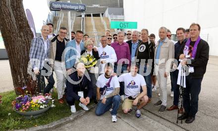 Fussball. SK Austria Klagenfurt. Einweihung Freddy-Hohenberger-Platz.  . Klagenfurt, 5.5.2024.
Foto: Kuess
www.qspictures.net
---
pressefotos, pressefotografie, kuess, qs, qspictures, sport, bild, bilder, bilddatenbank