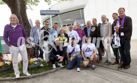 Fussball. SK Austria Klagenfurt. Einweihung Freddy-Hohenberger-Platz. Klagenfurt, 5.5.2024.
Foto: Kuess
www.qspictures.net
---
pressefotos, pressefotografie, kuess, qs, qspictures, sport, bild, bilder, bilddatenbank