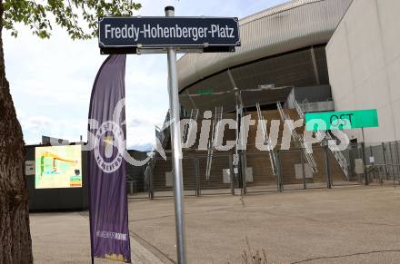 Fussball. SK Austria Klagenfurt. Einweihung Freddy-Hohenberger-Platz.  . Klagenfurt, 5.5.2024.
Foto: Kuess
www.qspictures.net
---
pressefotos, pressefotografie, kuess, qs, qspictures, sport, bild, bilder, bilddatenbank