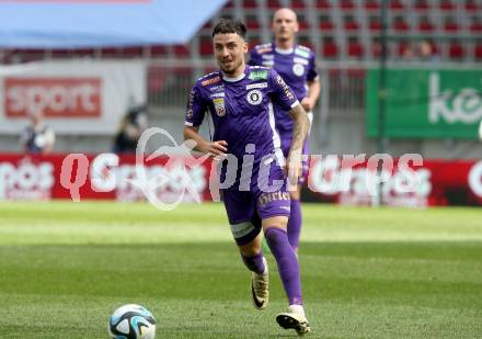 Fussball Bundesliga. SK Austria Klagenfurt gegen LASK.  Sinan Karweina (Klagenfurt).  Klagenfurt, am 5.5.2024.
Foto: Kuess
www.qspictures.net
---
pressefotos, pressefotografie, kuess, qs, qspictures, sport, bild, bilder, bilddatenbank