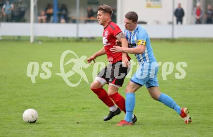 Fussball 1. KLasse C. Friesach gegen Ludmannsdorf.  Lukas Kernmayer (Friesach),  Pascal Hausegger (Ludmannsdorf). Friesach, am 25.5.2024.
Foto: Kuess
www.qspictures.net
---
pressefotos, pressefotografie, kuess, qs, qspictures, sport, bild, bilder, bilddatenbank