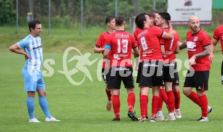 Fussball 1. KLasse C. Friesach gegen Ludmannsdorf.  Torjubel (Ludmannsdorf). Friesach, am 25.5.2024.
Foto: Kuess
www.qspictures.net
---
pressefotos, pressefotografie, kuess, qs, qspictures, sport, bild, bilder, bilddatenbank