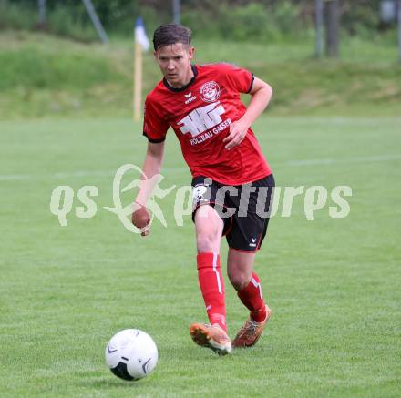 Fussball 1. KLasse C. Friesach gegen Ludmannsdorf.  David Gasser  (Ludmannsdorf). Friesach, am 25.5.2024.
Foto: Kuess
www.qspictures.net
---
pressefotos, pressefotografie, kuess, qs, qspictures, sport, bild, bilder, bilddatenbank
