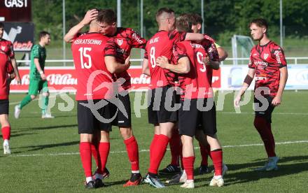 Fussball. Kaerntner Liga. Landskron gegen ATUS Ferlach.  Torjubel Erwin Bajric  (Ferlach). Landskron, am 29.5.2024.
Foto: Kuess
www.qspictures.net
---
pressefotos, pressefotografie, kuess, qs, qspictures, sport, bild, bilder, bilddatenbank