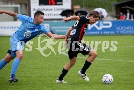 Fussball Unterliga West. Admira Villach gegen Lind. Christoph Wolfgang Friedrich Tischner   (Villach), Markus Josef Wegscheider  (Lind).
Villach, am 1.6.2024.
Foto: Kuess
www.qspictures.net
---
pressefotos, pressefotografie, kuess, qs, qspictures, sport, bild, bilder, bilddatenbank