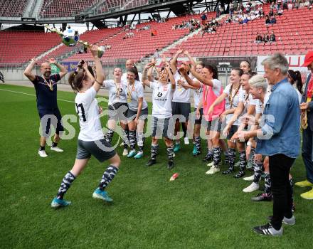Fussball Frauen. Kaerntner Liga. Oberes Play Off. SK Austria Klagenfurt gegen SC St. Veit. Jubel   (St. Veit).  KLagenfurt, am 2.6.2024.
Foto: Kuess
www.qspictures.net
---
pressefotos, pressefotografie, kuess, qs, qspictures, sport, bild, bilder, bilddatenbank