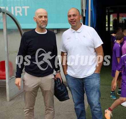 Fussball Frauen. Kaerntner Liga. Oberes Play Off. SK Austria Klagenfurt gegen SC St. Veit. Guenther Gorenzel, Martin Mutz.  KLagenfurt, am 2.6.2024.
Foto: Kuess
www.qspictures.net
---
pressefotos, pressefotografie, kuess, qs, qspictures, sport, bild, bilder, bilddatenbank