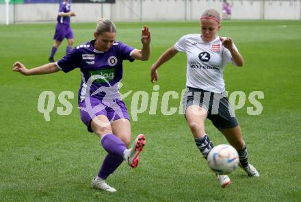 Fussball Frauen. Kaerntner Liga. Oberes Play Off. SK Austria Klagenfurt gegen SC St. Veit. Vanessa Arthofer (Austria Klagenfurt), Anika Kuncic  (St. Veit).  KLagenfurt, am 2.6.2024.
Foto: Kuess
www.qspictures.net
---
pressefotos, pressefotografie, kuess, qs, qspictures, sport, bild, bilder, bilddatenbank