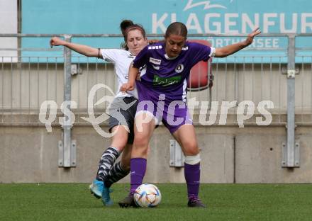 Fussball Frauen. Kaerntner Liga. Oberes Play Off. SK Austria Klagenfurt gegen SC St. Veit. Alina-Marie Vaschauner (Austria Klagenfurt),  Alissa Lamzari  (St. Veit).  KLagenfurt, am 2.6.2024.
Foto: Kuess
www.qspictures.net
---
pressefotos, pressefotografie, kuess, qs, qspictures, sport, bild, bilder, bilddatenbank
