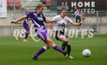 Fussball Frauen. Kaerntner Liga. Oberes Play Off. SK Austria Klagenfurt gegen SC St. Veit. Alina-Marie Vaschauner (Austria Klagenfurt), Valentina Marie Urabl (St. Veit).  KLagenfurt, am 2.6.2024.
Foto: Kuess
www.qspictures.net
---
pressefotos, pressefotografie, kuess, qs, qspictures, sport, bild, bilder, bilddatenbank
