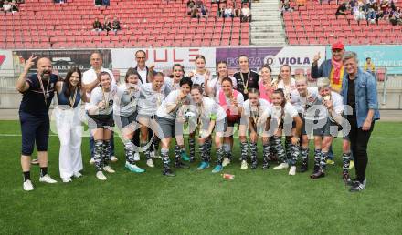Fussball Frauen. Kaerntner Liga. Oberes Play Off. SK Austria Klagenfurt gegen SC St. Veit. Jubel  (St. Veit).  KLagenfurt, am 2.6.2024.
Foto: Kuess
www.qspictures.net
---
pressefotos, pressefotografie, kuess, qs, qspictures, sport, bild, bilder, bilddatenbank