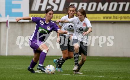 Fussball Frauen. Kaerntner Liga. Oberes Play Off. SK Austria Klagenfurt gegen SC St. Veit. Celine Arthofer (Austria Klagenfurt), Julia Egger  (St. Veit).  KLagenfurt, am 2.6.2024.
Foto: Kuess
www.qspictures.net
---
pressefotos, pressefotografie, kuess, qs, qspictures, sport, bild, bilder, bilddatenbank