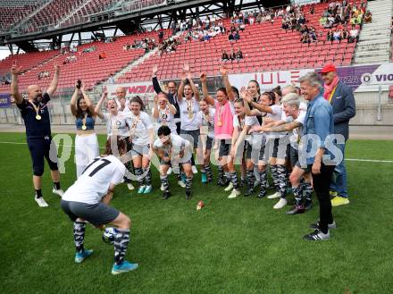 Fussball Frauen. Kaerntner Liga. Oberes Play Off. SK Austria Klagenfurt gegen SC St. Veit. Jubel   (St. Veit).  KLagenfurt, am 2.6.2024.
Foto: Kuess
www.qspictures.net
---
pressefotos, pressefotografie, kuess, qs, qspictures, sport, bild, bilder, bilddatenbank