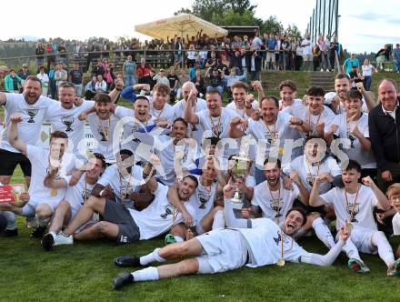 Fussball. KFV Cup. Koettmannsdorf gegen Grafenstein.   Jubel   (Koettmannsdorf). Koettmannsdorf, am 4.6.2024.
Foto: Kuess
www.qspictures.net
---
pressefotos, pressefotografie, kuess, qs, qspictures, sport, bild, bilder, bilddatenbank