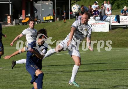 Fussball. KFV Cup. Koettmannsdorf gegen Grafenstein.  Aner Mandzic  (Koettmannsdorf),   Lukas Rabitsch  (Grafenstein). Koettmannsdorf, am 4.6.2024.
Foto: Kuess
www.qspictures.net
---
pressefotos, pressefotografie, kuess, qs, qspictures, sport, bild, bilder, bilddatenbank