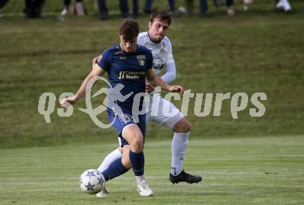 Fussball. KFV Cup. Koettmannsdorf gegen Grafenstein.   Stephan Borovnik  (Koettmannsdorf),  Nico Benito Holzer  (Grafenstein). Koettmannsdorf, am 4.6.2024.
Foto: Kuess
www.qspictures.net
---
pressefotos, pressefotografie, kuess, qs, qspictures, sport, bild, bilder, bilddatenbank