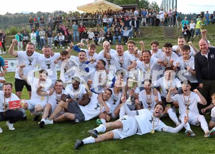 Fussball. KFV Cup. Koettmannsdorf gegen Grafenstein.    Jubel  (Koettmannsdorf). Koettmannsdorf, am 4.6.2024.
Foto: Kuess
www.qspictures.net
---
pressefotos, pressefotografie, kuess, qs, qspictures, sport, bild, bilder, bilddatenbank