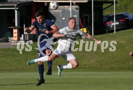 Fussball. KFV Cup. Koettmannsdorf gegen Grafenstein.  Aner Mandzic  (Koettmannsdorf), Thomas Wallner   (Grafenstein). Koettmannsdorf, am 4.6.2024.
Foto: Kuess
www.qspictures.net
---
pressefotos, pressefotografie, kuess, qs, qspictures, sport, bild, bilder, bilddatenbank