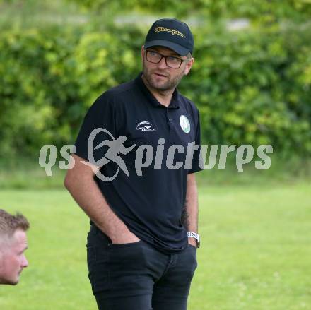 Fussball Kaerntner Liga. Velden gegen Lendorf.  Trainer Christoph Morgenstern (Lendorf). St. Egyden, am 7.6.2024.
Foto: Kuess
www.qspictures.net
---
pressefotos, pressefotografie, kuess, qs, qspictures, sport, bild, bilder, bilddatenbank