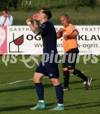 Fussball Kaerntner Liga. Velden gegen Lendorf.  Torjubel Tom Zurga (Velden),  St. Egyden, am 7.6.2024.
Foto: Kuess
www.qspictures.net
---
pressefotos, pressefotografie, kuess, qs, qspictures, sport, bild, bilder, bilddatenbank