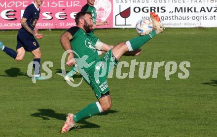 Fussball Kaerntner Liga. Velden gegen Lendorf.  Mario Zagler  (Lendorf). St. Egyden, am 7.6.2024.
Foto: Kuess
www.qspictures.net
---
pressefotos, pressefotografie, kuess, qs, qspictures, sport, bild, bilder, bilddatenbank