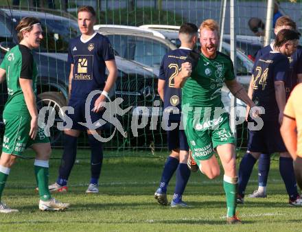 Fussball Kaerntner Liga. Velden gegen Lendorf.  Torjubel Christian Wernisch (Lendorf). St. Egyden, am 7.6.2024.
Foto: Kuess
www.qspictures.net
---
pressefotos, pressefotografie, kuess, qs, qspictures, sport, bild, bilder, bilddatenbank