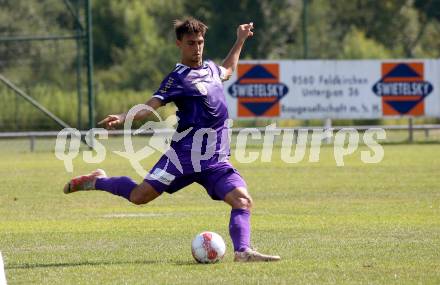 Fussball Testspiel. SK Austria Klagenfurt gegen Leoben.  Thorsten Mahrer (Klagenfurt). Glanegg, am 17.7.2024.
Foto: Kuess
www.qspictures.net
---
pressefotos, pressefotografie, kuess, qs, qspictures, sport, bild, bilder, bilddatenbank