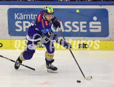 Eishockey ICE Bundesliga. VSV gegen Fehervar.  Benjamin Lanzinger (VSV). Villach, am 20.11.2024.
Foto: Kuess
---
pressefotos, pressefotografie, kuess, qs, qspictures, sport, bild, bilder, bilddatenbank