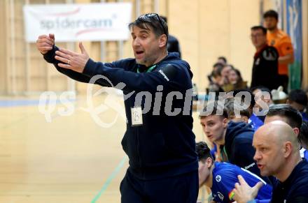Handball Bundesliga. SC Ferlach gegen HSG Holding Graz.  Trainer Robert Begus  (Ferlach),       Ferlach, am 23.11.2024.
Foto: Kuess
www.qspictures.net
---
pressefotos, pressefotografie, kuess, qs, qspictures, sport, bild, bilder, bilddatenbank