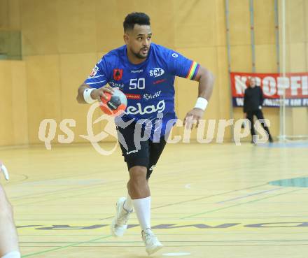 Handball Bundesliga. SC Ferlach gegen HSG Holding Graz. Adonis Gonzalez-Martinez (Ferlach). Ferlach, am 23.11.2024.
Foto: Kuess
www.qspictures.net
---
pressefotos, pressefotografie, kuess, qs, qspictures, sport, bild, bilder, bilddatenbank