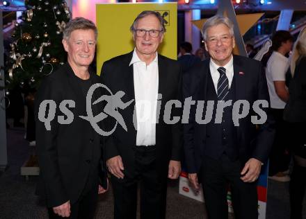 Nacht des Sports. Sportlergala.  Arno Arthofer, Franz Klammer, LH Peter Kaiser. Villach, am 21.12.2024.
Foto: Kuess
www.qspictures.net
---
pressefotos, pressefotografie, kuess, qs, qspictures, sport, bild, bilder, bilddatenbank