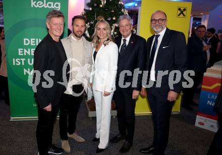 Nacht des Sports. Sportlergala. Arno Arthofer, Albin Ouschan, Jasmin Ouschan,  LH Peter Kaiser, Gerald Florian. Villach, am 21.12.2024.
Foto: Kuess
www.qspictures.net
---
pressefotos, pressefotografie, kuess, qs, qspictures, sport, bild, bilder, bilddatenbank