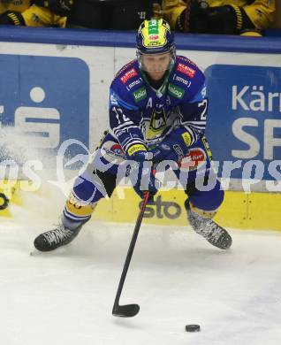 Eishockey ICE Bundesliga. VSV gegen HC Pustertal Woelfe.  John Hughes (VSV). Villach, am 26.12.2024.
Foto: Kuess
---
pressefotos, pressefotografie, kuess, qs, qspictures, sport, bild, bilder, bilddatenbank