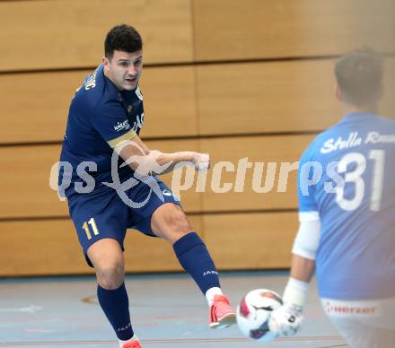Futsal Bundesliga. Futsal Klagenfurt Versli.at gegen Stella Rossa. Saso Kovacevic  (Klagenfurt). Viktring, am 4.1.2025.
Foto: Kuess
---
pressefotos, pressefotografie, kuess, qs, qspictures, sport, bild, bilder, bilddatenbank