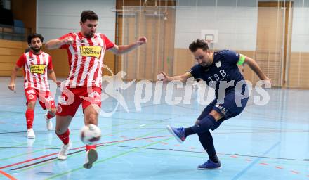 Futsal Bundesliga. Futsal Klagenfurt Versli.at gegen Stella Rossa. Vahid Muharemovic  (Klagenfurt). Viktring, am 4.1.2025.
Foto: Kuess
---
pressefotos, pressefotografie, kuess, qs, qspictures, sport, bild, bilder, bilddatenbank