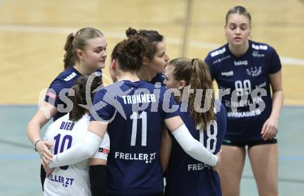 Volleyball. Frauen. Bundesliga. ATSC Wildcats Klagenfurt gegen Sokol/Post. Jubel (Wildcats). Klagenfurt, am 25.1.2025
Foto: Kuess
---
pressefotos, pressefotografie, kuess, qs, qspictures, sport, bild, bilder, bilddatenbank