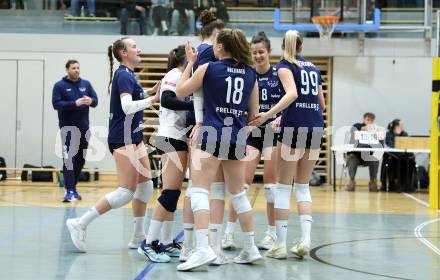 Volleyball. Frauen. Bundesliga. ATSC Wildcats Klagenfurt gegen Sokol/Post. Jubel (Wildcats). Klagenfurt, am 25.1.2025
Foto: Kuess
---
pressefotos, pressefotografie, kuess, qs, qspictures, sport, bild, bilder, bilddatenbank