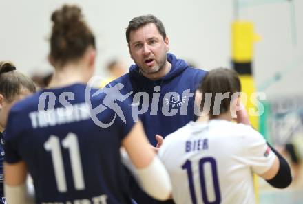 Volleyball. Frauen. Bundesliga. ATSC Wildcats Klagenfurt gegen Sokol/Post. Trainer Andrej Flajs  (Wildcats). Klagenfurt, am 25.1.2025
Foto: Kuess
---
pressefotos, pressefotografie, kuess, qs, qspictures, sport, bild, bilder, bilddatenbank