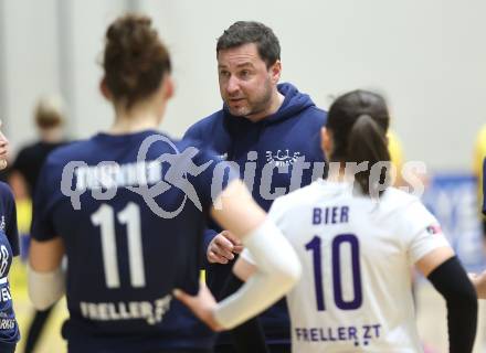 Volleyball. Frauen. Bundesliga. ATSC Wildcats Klagenfurt gegen Sokol/Post. Trainer Andrej Flajs  (Wildcats). Klagenfurt, am 25.1.2025
Foto: Kuess
---
pressefotos, pressefotografie, kuess, qs, qspictures, sport, bild, bilder, bilddatenbank