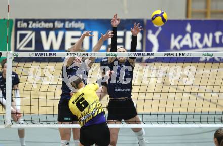 Volleyball. Frauen. Bundesliga. ATSC Wildcats Klagenfurt gegen Sokol/Post. Nicole Holzinger, Nikolina Bajic (Wildcats), SinaFuchs (Sokol/Post). Klagenfurt, am 25.1.2025
Foto: Kuess
---
pressefotos, pressefotografie, kuess, qs, qspictures, sport, bild, bilder, bilddatenbank