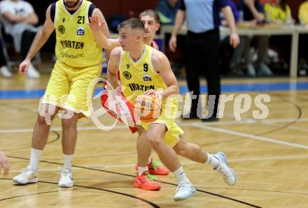 Basketball 2. Liga 2024/2025. Grunddurchgang 16. Runde.  Woerthersee Piraten gegen Upper Austrian Ballers.  Elvis Keric  (Piraten),   Klagenfurt, am 26.1.2025.
Foto: Kuess


---
pressefotos, pressefotografie, kuess, qs, qspictures, sport, bild, bilder, bilddatenbank