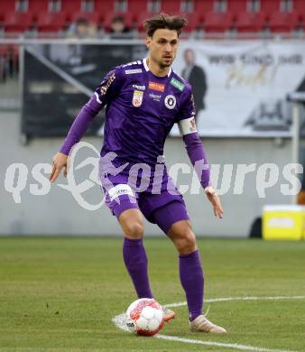 Fussball Bundesliga. SK Austria Klagenfurt gegen GAK. Thorsten Mahrer  (Klagenfurt). Klagenfurt, am 22.2.2025.
Foto: Kuess
---
pressefotos, pressefotografie, kuess, qs, qspictures, sport, bild, bilder, bilddatenbank