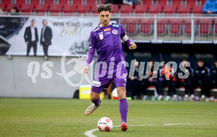 Fussball Bundesliga. SK Austria Klagenfurt gegen GAK. Thorsten Mahrer  (Klagenfurt). Klagenfurt, am 22.2.2025.
Foto: Kuess
---
pressefotos, pressefotografie, kuess, qs, qspictures, sport, bild, bilder, bilddatenbank