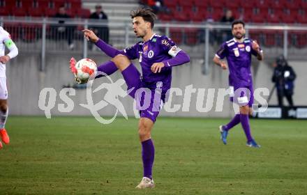 Fussball Bundesliga. SK Austria Klagenfurt gegen GAK. Thorsten Mahrer  (Klagenfurt). Klagenfurt, am 22.2.2025.
Foto: Kuess
---
pressefotos, pressefotografie, kuess, qs, qspictures, sport, bild, bilder, bilddatenbank