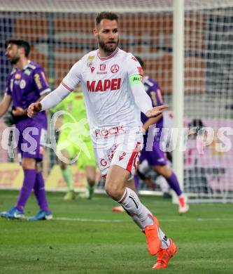 Fussball Bundesliga. SK Austria Klagenfurt gegen GAK. Torjubel Daniel Maderner  (GAK). Klagenfurt, am 22.2.2025.
Foto: Kuess
---
pressefotos, pressefotografie, kuess, qs, qspictures, sport, bild, bilder, bilddatenbank